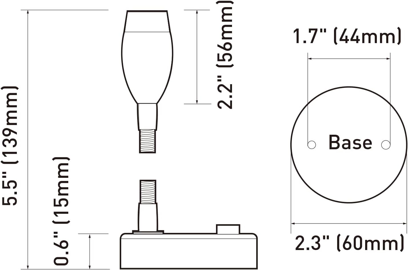 Dream Lighting 12V LED Reading Light Programmed Switch Flexible Arm Blue/Cool White Lighting RV Camper Motorhome Boat Yacht Bedside Map Chart Wall Lamps Intreior Surface Mounting Lighting Pack of 2 image number 1