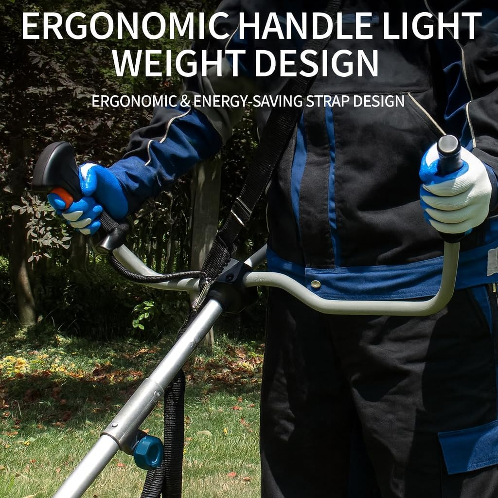 Matrix 40V (20Vx2) Brushless Brush Cutter & Line Trimmer Whipper Snipper Kit image number 3