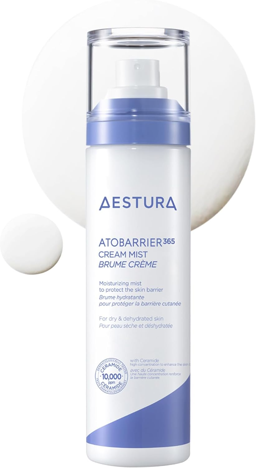 AESTURA ATOBARRIER365 CREAM MIST | Face Mist with 10,000Ppm Ceramides | Moisture Barrier Support, Ultra-Fine Hydrating Spray Toner Suitable for Dry Skin, 120Ml image number 3