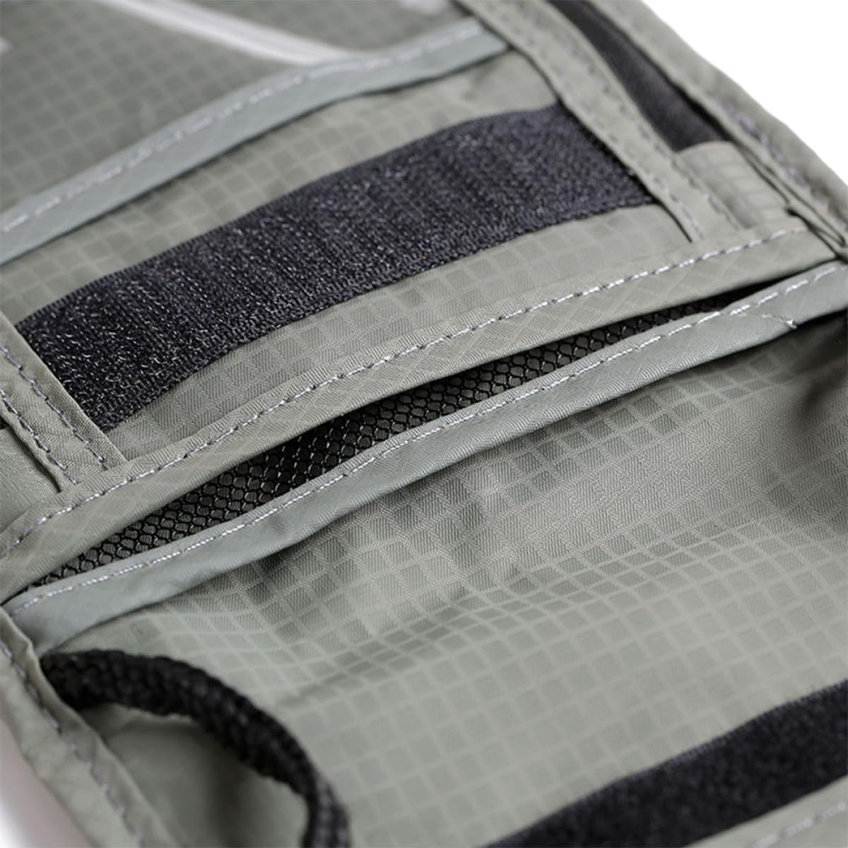 HOLIDYOYO Travel Passport Holder Wallet with Neck Hanging Strap Multifunctional Credit Card Organizer and Phone Pouch for Family Trips Lightweight Document Pouch in Grey image number 6