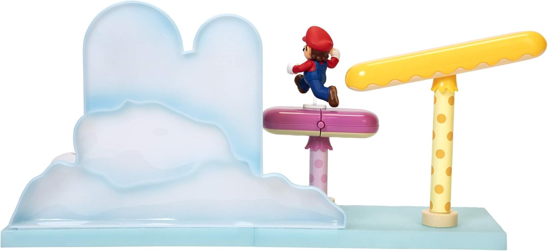 Jakks Pacific World of Nintendo Super Mario 2.5 Inch Cloud Playset Multicolour image number 2