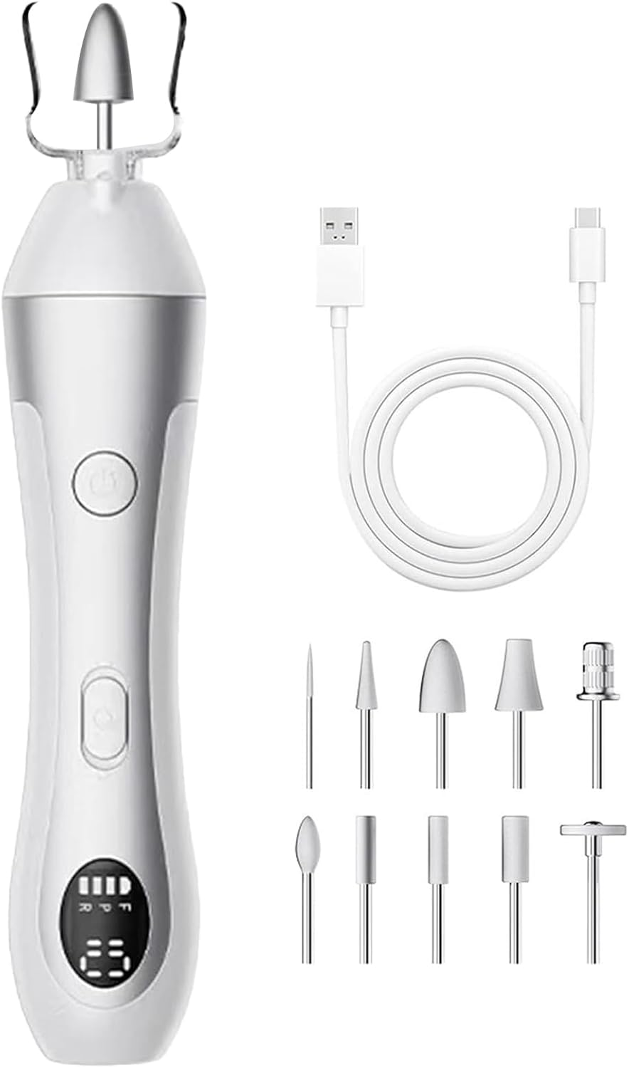 Nail File Electric Tool, Nail Grinder Electric Professional, Salon-Grade Rechargeable Manicure Supplies for Home Beginners Professionals Fingernails Art image number 4