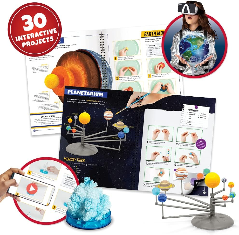 Abacus Brands Bill Nye'S VR Space Lab - Virtual Reality Kids Science Kit, Book and Interactive Learning Activity Set (Full Version - Includes Goggles) image number 2