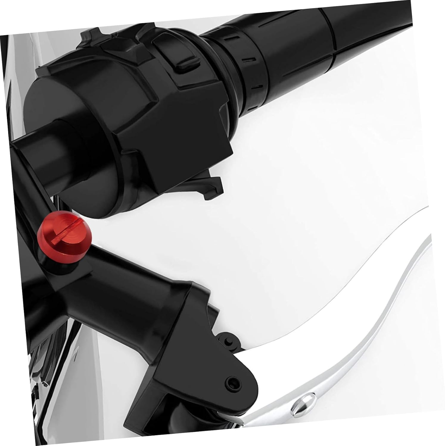 CHILDWEET 2Pcs Rearview Mirror Screws for Motorbike Accessories Mirror Hole Plugs Screws Easy Install Protects from Water Dust