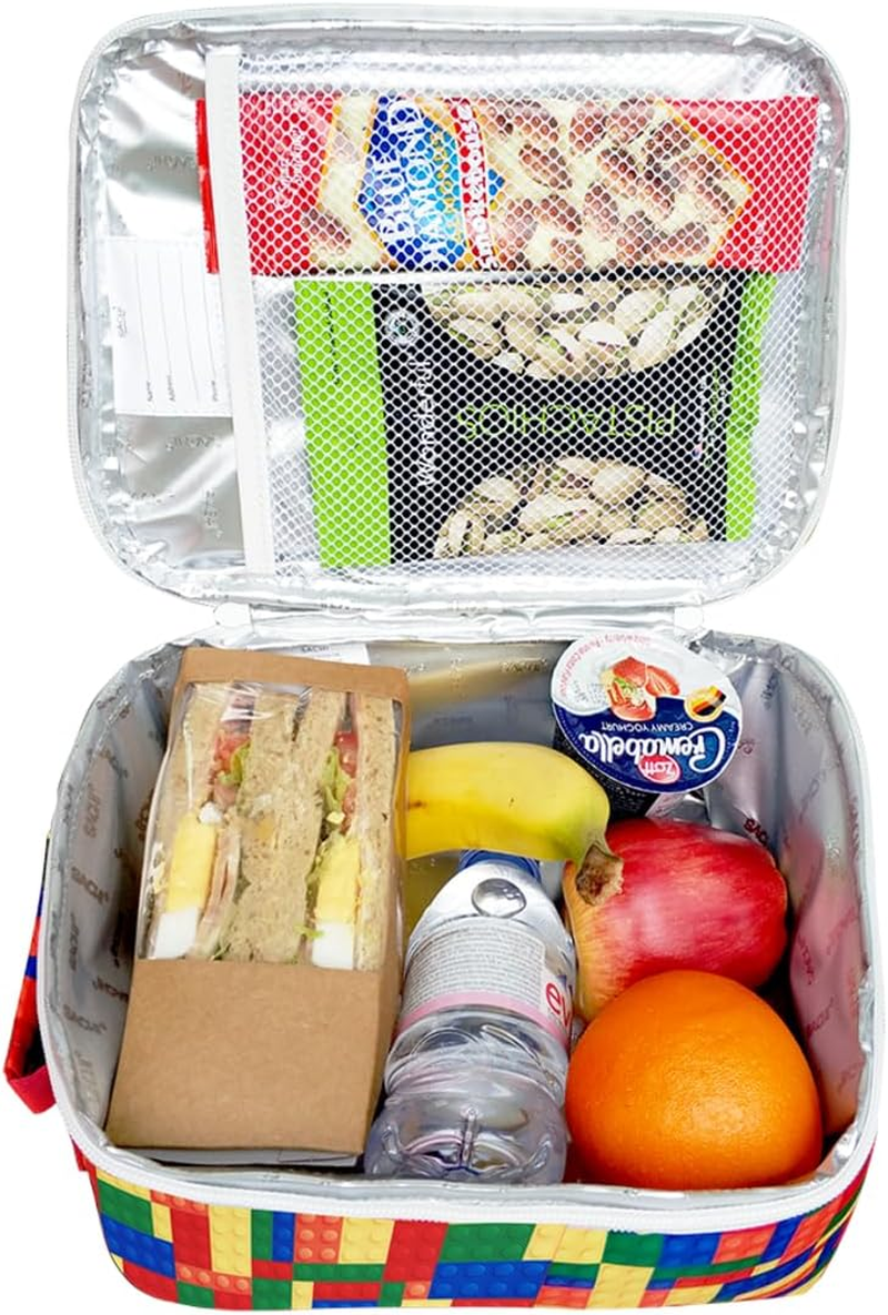 Sachi 'Style 225' Insulated Junior Lunch Tote - Bricks image number 1