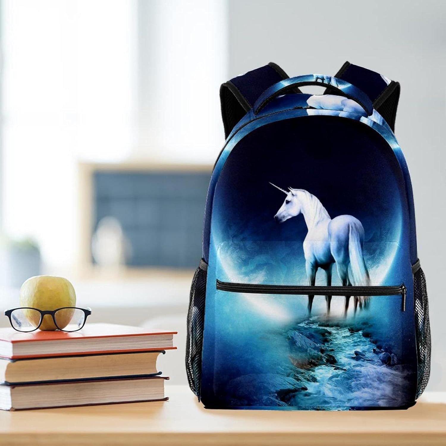 Unicorn Backpack Students Shoulder Bags Travel Bag College School Tote Backpacks image number 1
