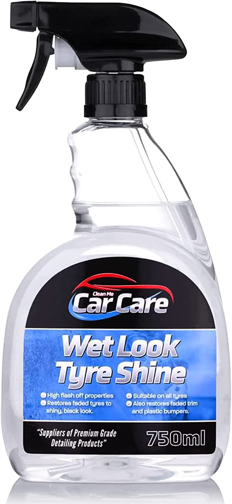 Wet Look Tyre Shine Spray &ndash; Long-Lasting Gloss & Protection | Wheel & Tyre Cleaner | Car Detailing & Wash Kit &ndash; 750Ml image number 4