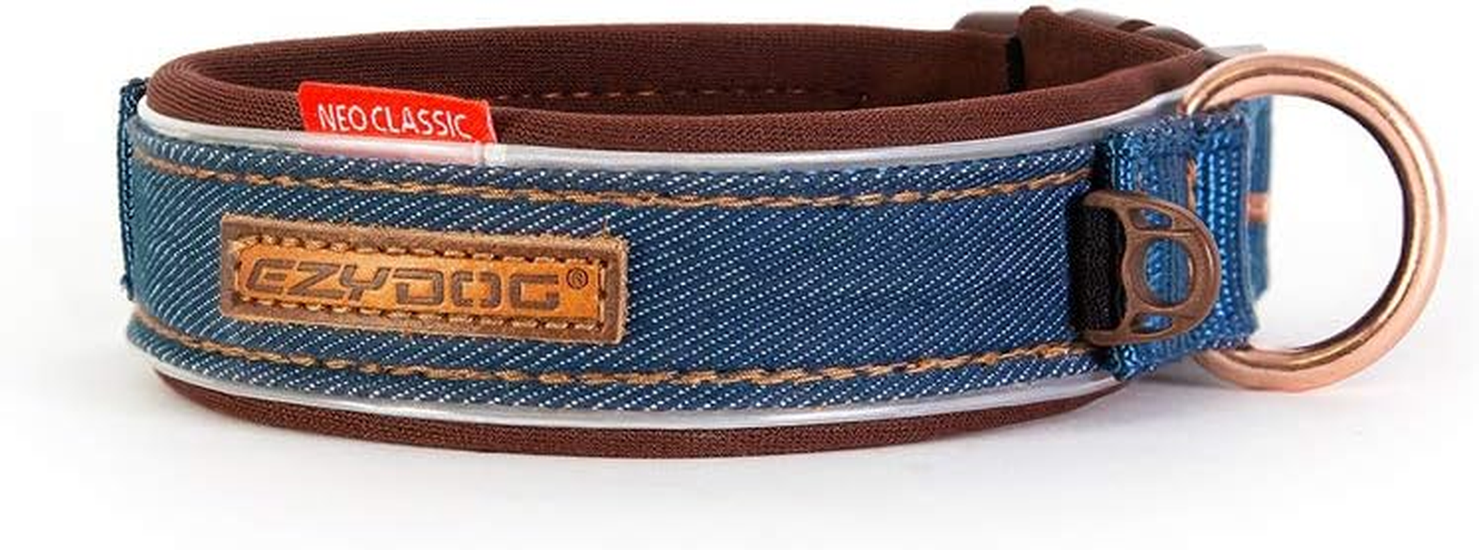 EZYDOG Neo Color Dog Collar, Denim, XS Size image number 4