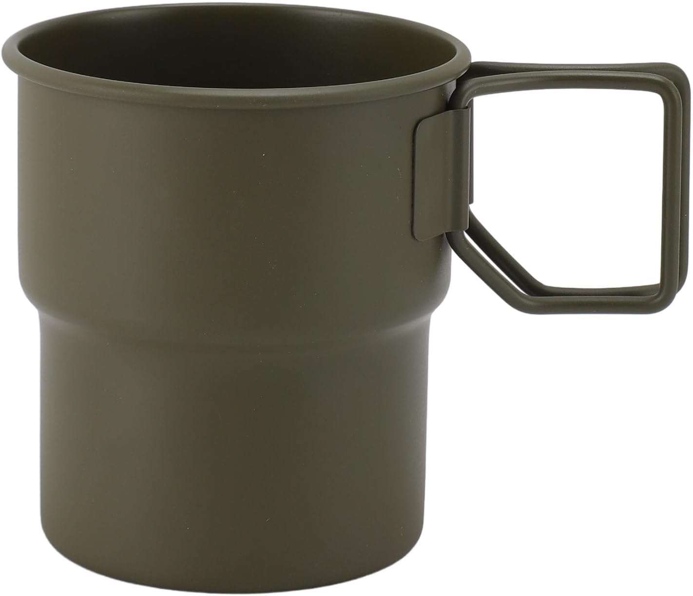 Foldable Handle Coffee Mug, Stainless Steel Camping Mug with Handle, Coffee Camping Mug with Carabiner Handle, Portable Rockclimbing, Hiking, Backpacking or Camping Travel Cup image number 6