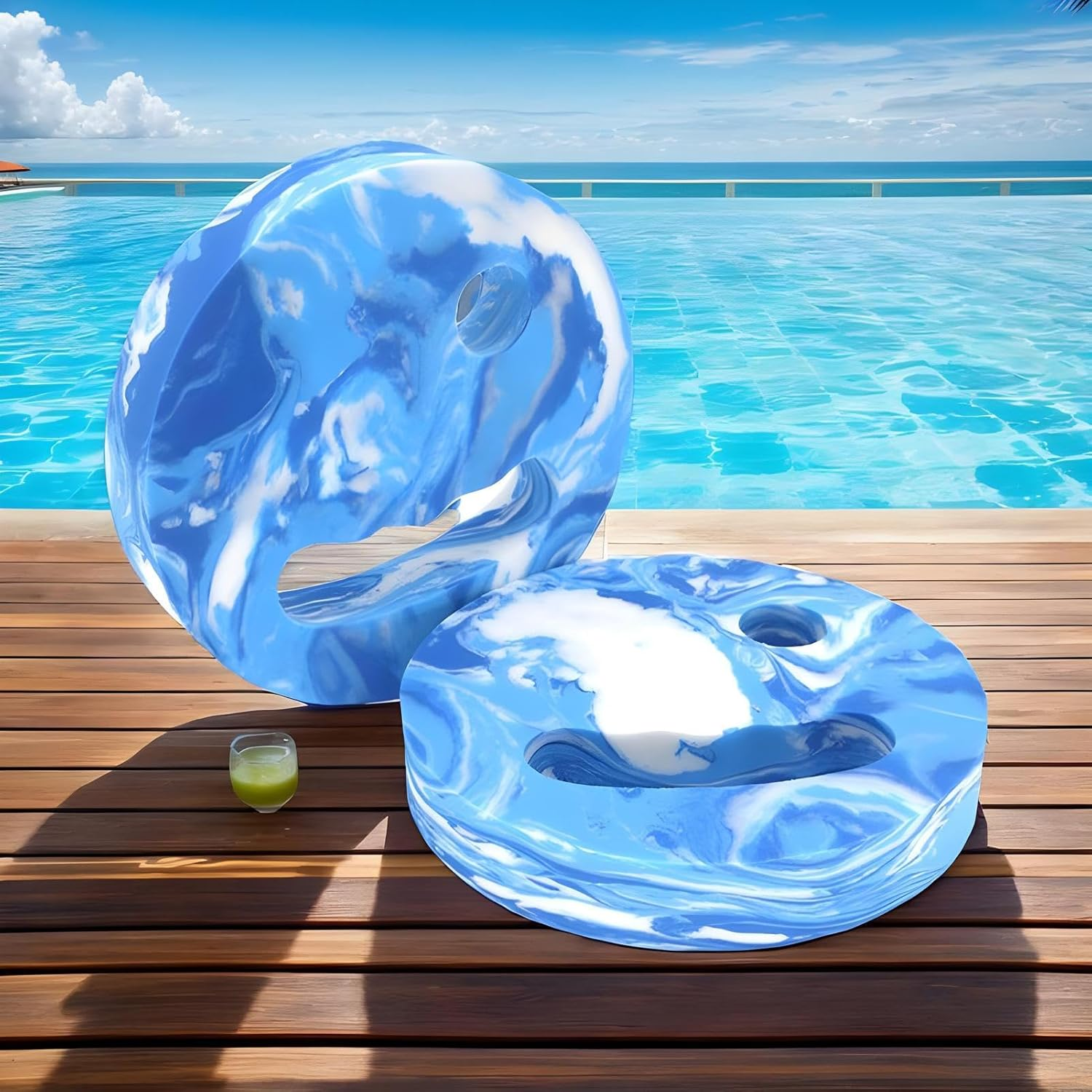 Pool Exercise Discs,Eva Foam Aerobic Workout Discs | Handheld Swimming Training Equipment for Men Women Boys Girls Teens