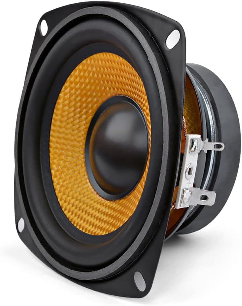 Utopially 1Pc 4Inch Audio Portable Speaker 4 Ohm 15W Speaker DIY Professional Multimedia Subwoofer Speakers for Sound System image number 2