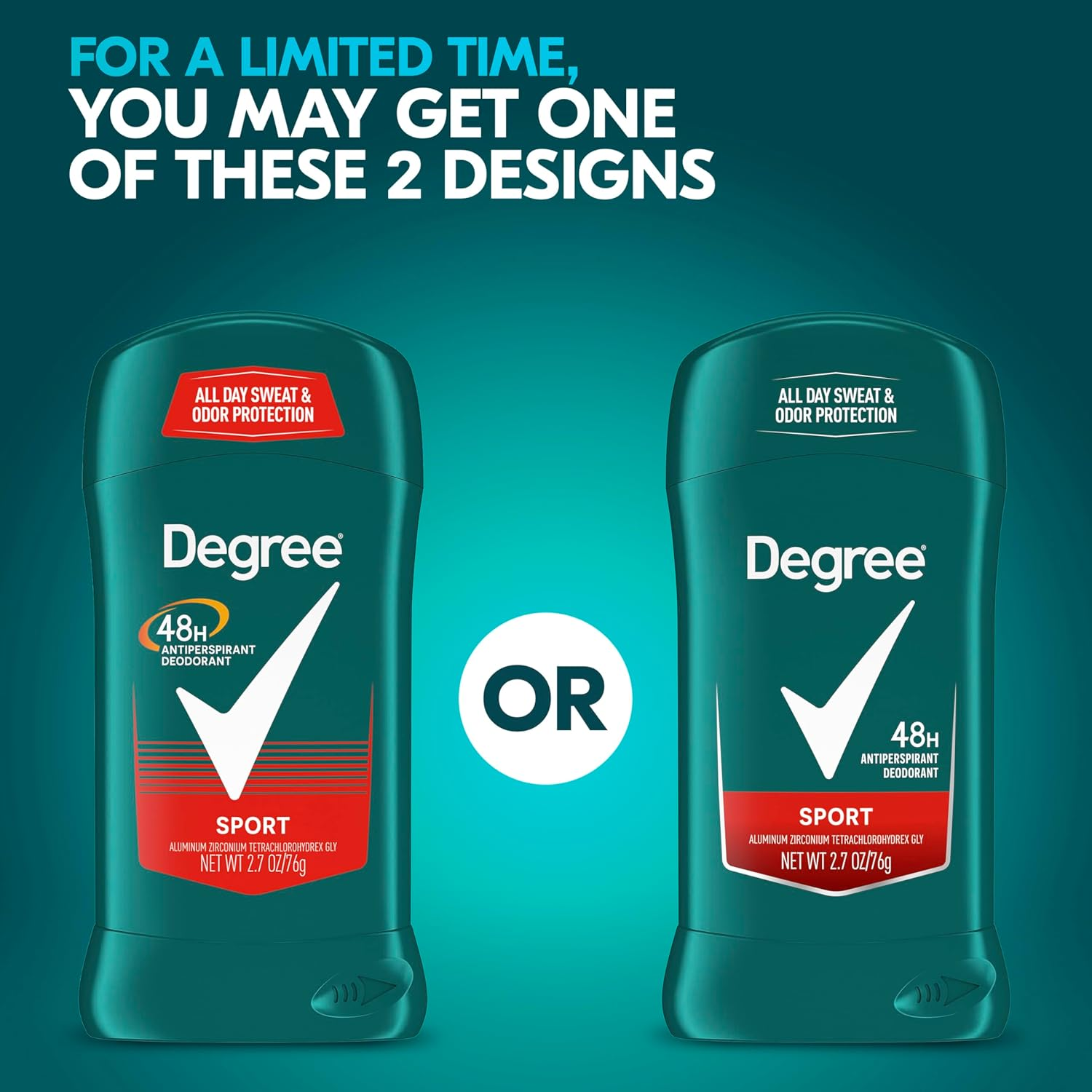 Degree Men Dry Protection Antiperspirant, Sport 2.7 Oz (Pack of 6)