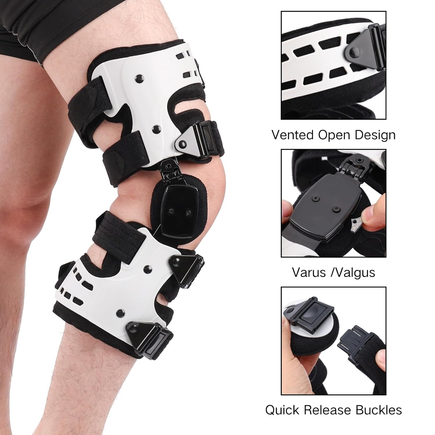 OA Unloader Knee Brace, OA Knee Brace for Osteoarthritis, Arthritis Pain, Cartilage Repair, Bone on Bone Knee Support, Medial or Lateral Unloader Knees Brace (Right) image number 6