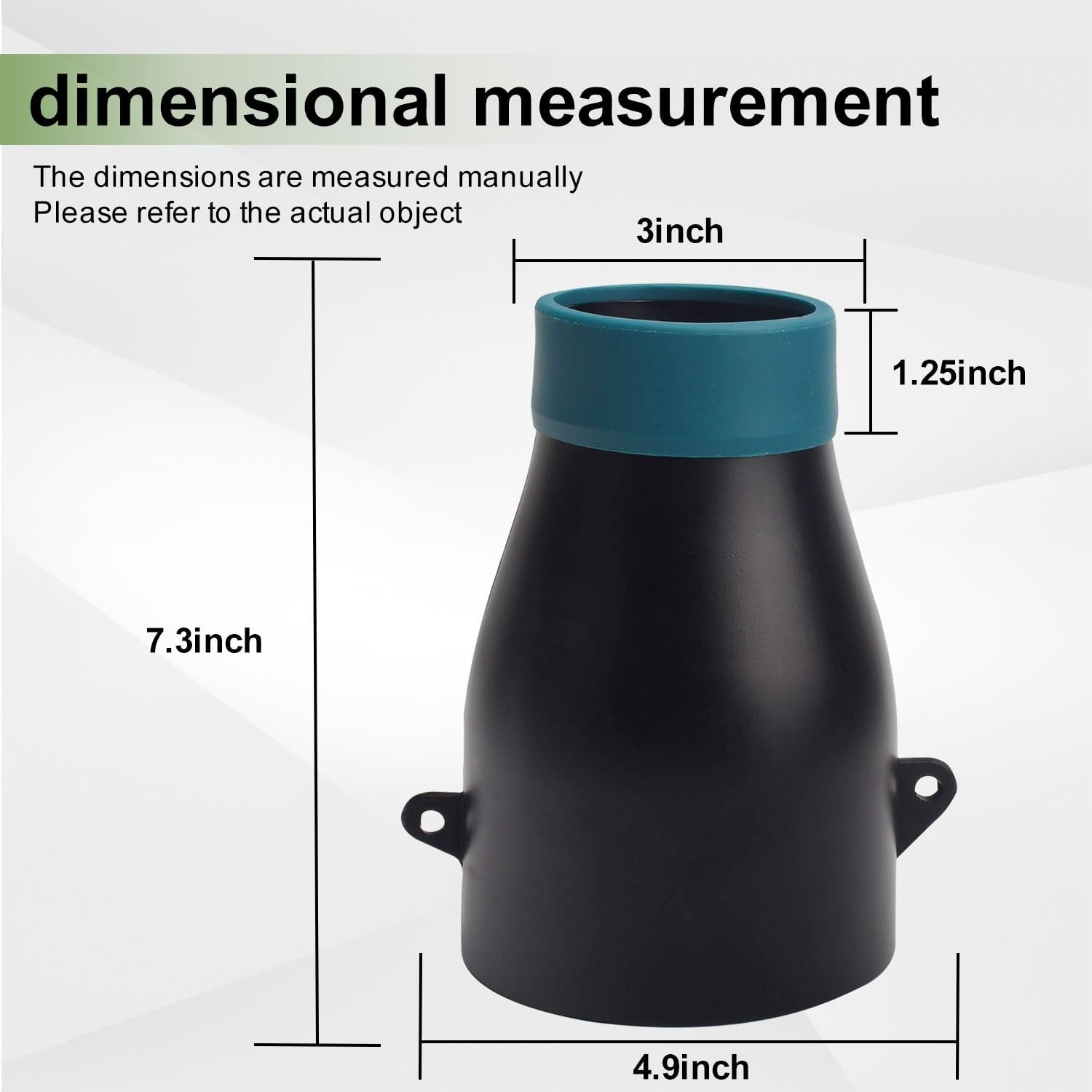 Car Drying Nozzle for Mak-Ita 18V LXT Leaf Blowers XBU03Z, XBU03SM1, DUB184Z, DUB184PT, DUB184PT2 - Contain Protective Silicone Band image number 3