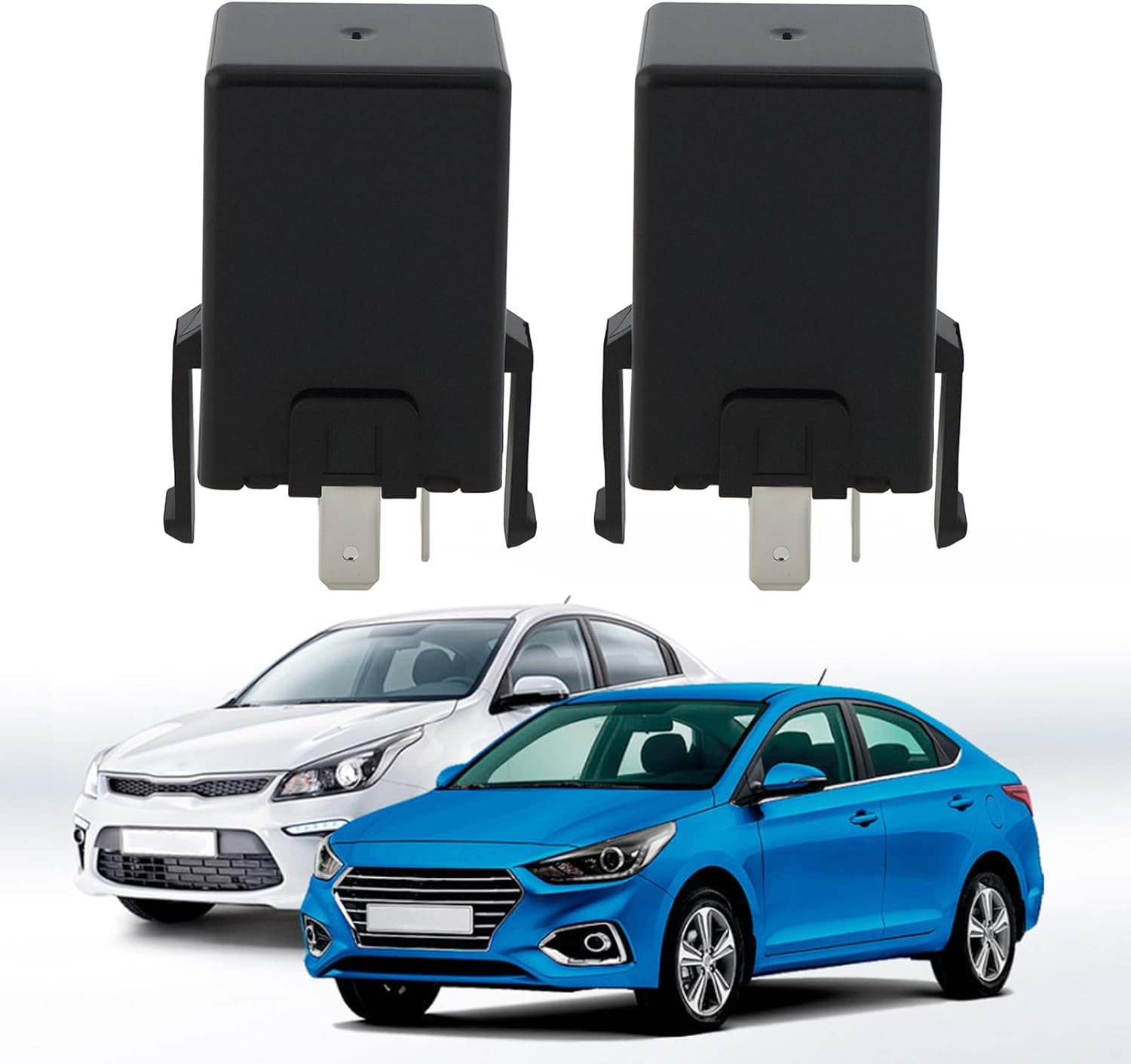 VGOL 2X Turn Signal Flasher Relay 95550-39000 Compatible with Hyundai Accent Santa Fe Compatible with Kia Optima Rio image number 2