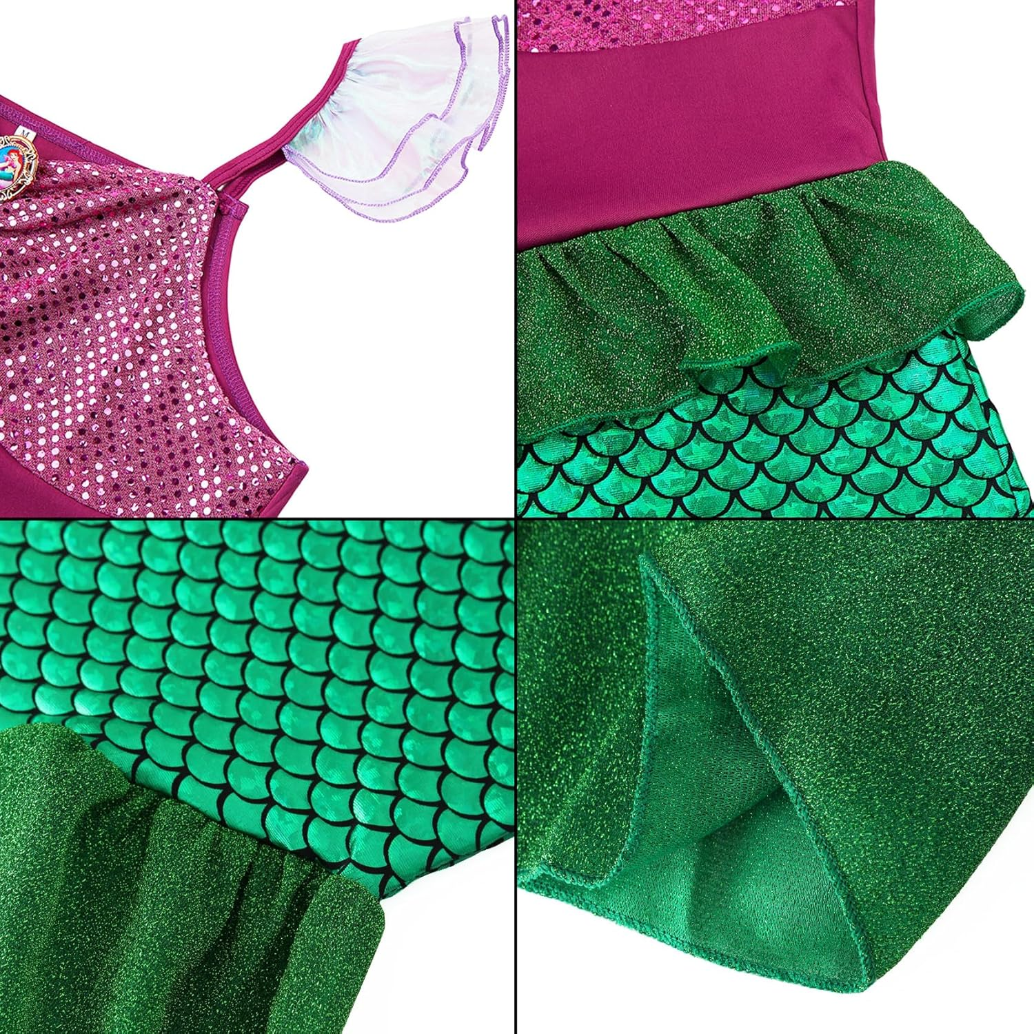 Womens Princess Costume Halloween Cosplay Party Dress up Role Play Outfits for Adult image number 4