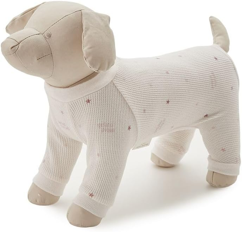 Gelato Pique Cat and Dog PAGG234608 CAT & DOG Star Pattern Waffle Romper