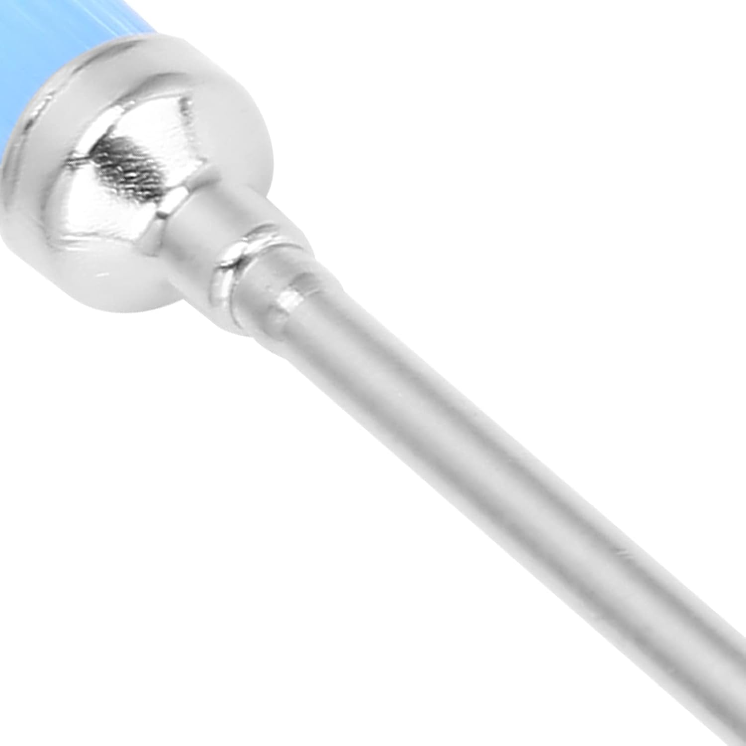 Nail Drill Bit Cleaning Brush, 100Pcs Nail Dust Brush Nail Drill Bit Cleaner Manicure Tool Accessory Manicure Tools (Blue) - Blue image number 4