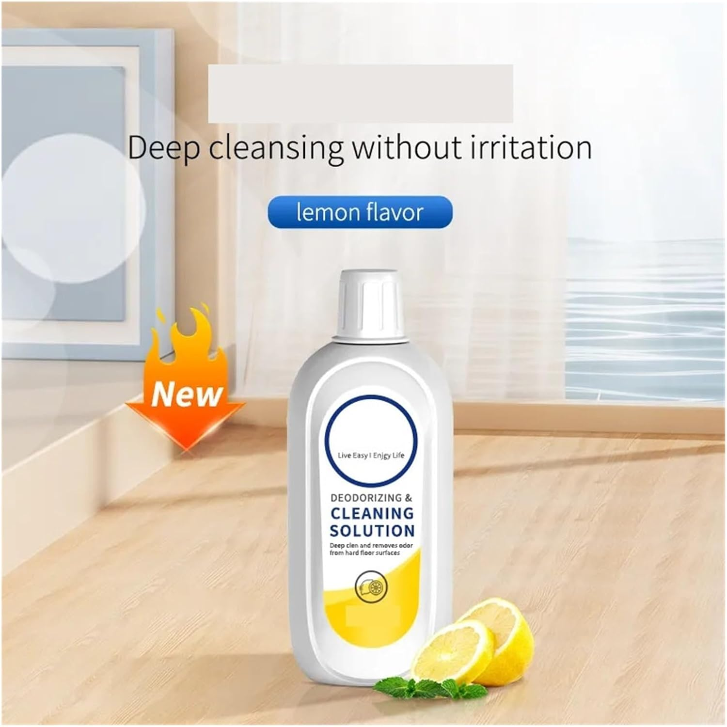 2 Bottle Floor Cleaning Solution Compatible with Tineco, Deep Cleans for Multiple Hard Floors, Suitable with All Robot Vacuums with Mopping and Cordless Wet/Dry Vacuum Mop Cleaner -Lemon image number 4