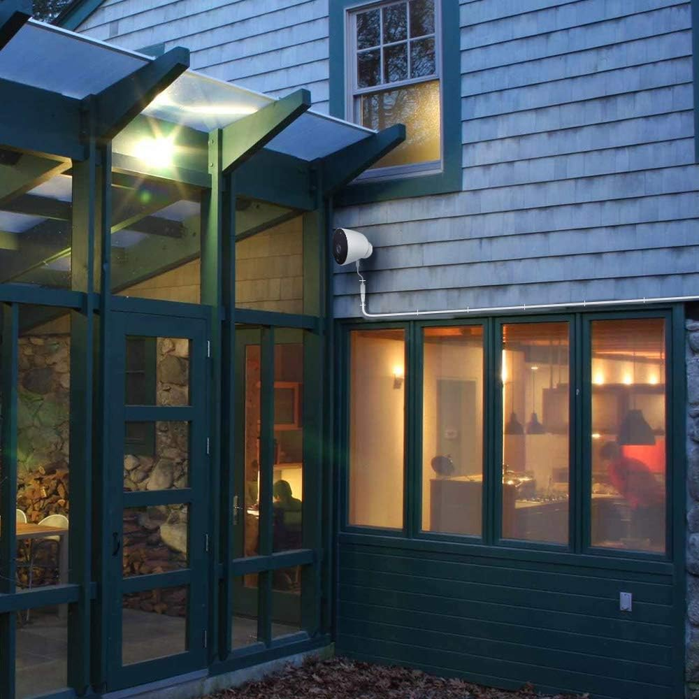 TUSITA Power Extension Cable for Nest Cam IQ Indoor Outdoor, Google Wifi System, Eero Pro Wifi System - Type-C Male to Female Cord (16.4Ft/5M) - Security Camera Accessories image number 1