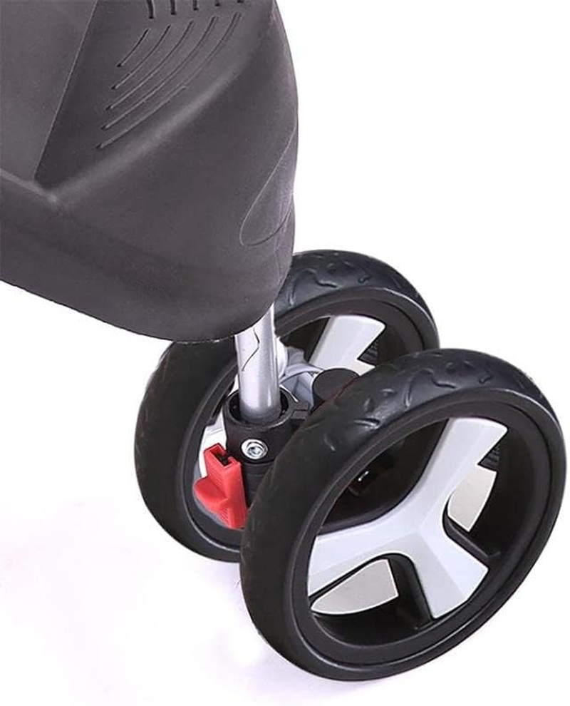 Pawz 4 Wheels Pet Stroller Dog Cat Cage Puppy Pushchair Travel Walk Carrier Pram Black, Collapsible for Storage Travel Pet Pram, Removable Cushion Dog Car Seat, Dog Cat Stroller with Coffee Cup Holder image number 5