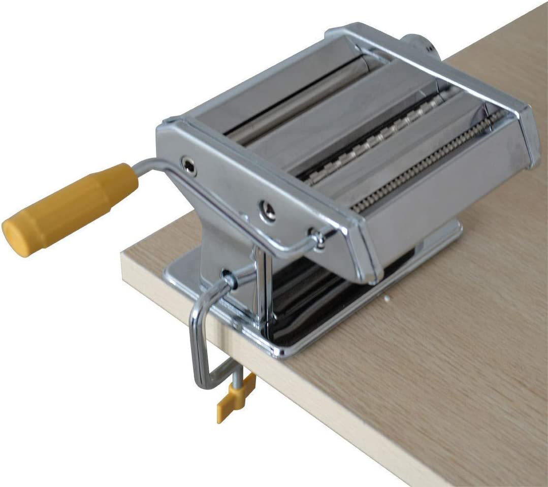 OZSTOCK&reg; Pasta Noodle Maker Machine Cutter for Fresh Spaghetti Thickness Settings image number 5