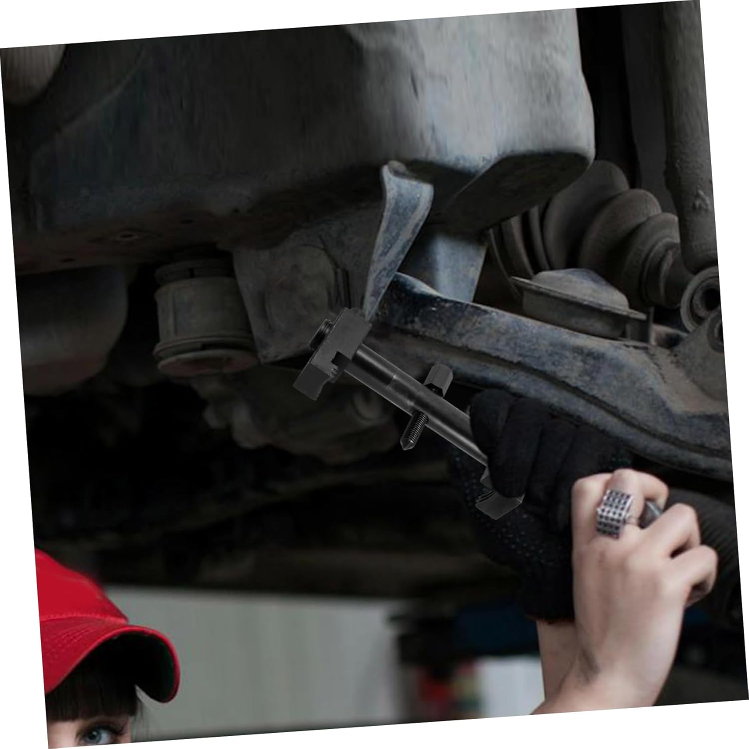 COOLHIYA Crankshaft Pulley Removal Tool Heavy Duty Pulley Puller Kit Universal Automotive Mechanic Tool for Power Steering Pump and Bearing Disassembly image number 2