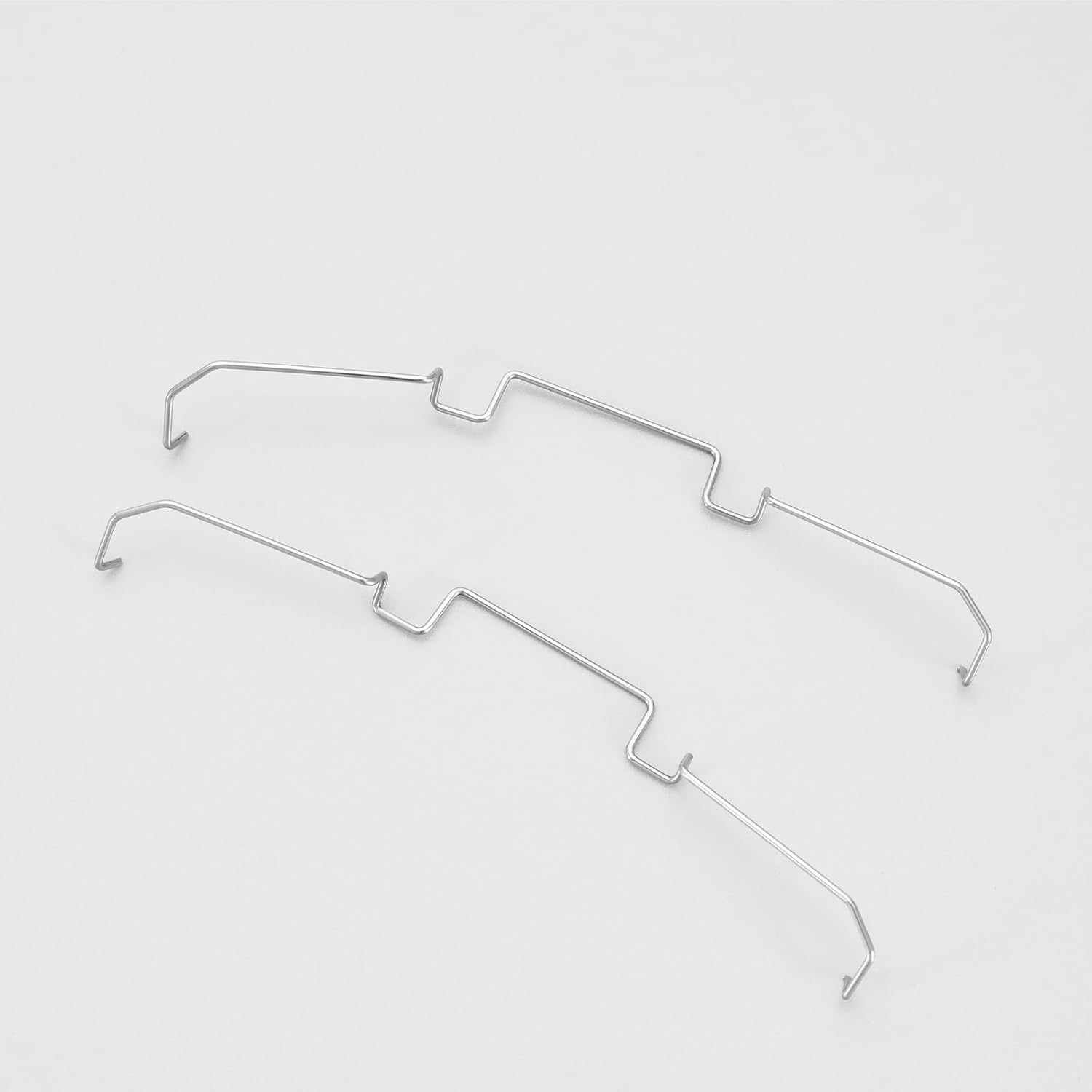 VGOL 4Pcs Computer Host Fan Radiator Fixing Buckle Computer Host Fan Fixed Buckle Cooling Fan Spring Wire Hook Circlip Steel Wire Lower Hook for DIY Computer Projects