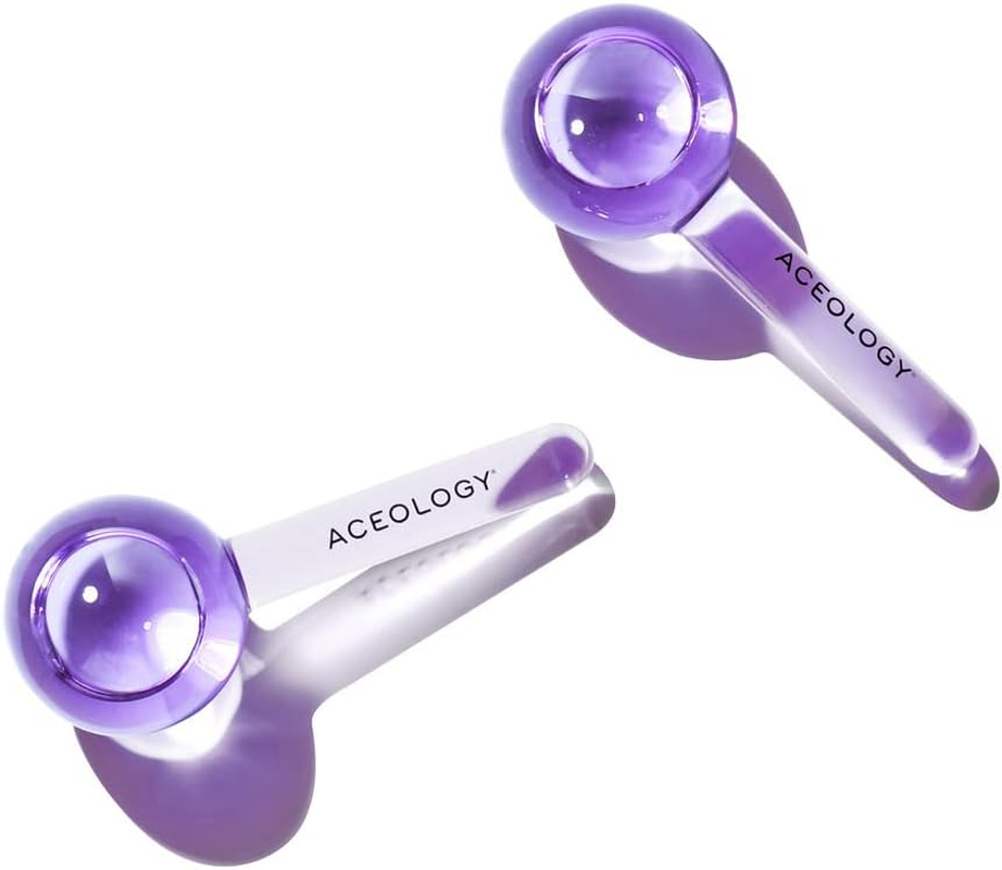 Aceology the Original Ice Globe Facial Massager, Lilac image number 1