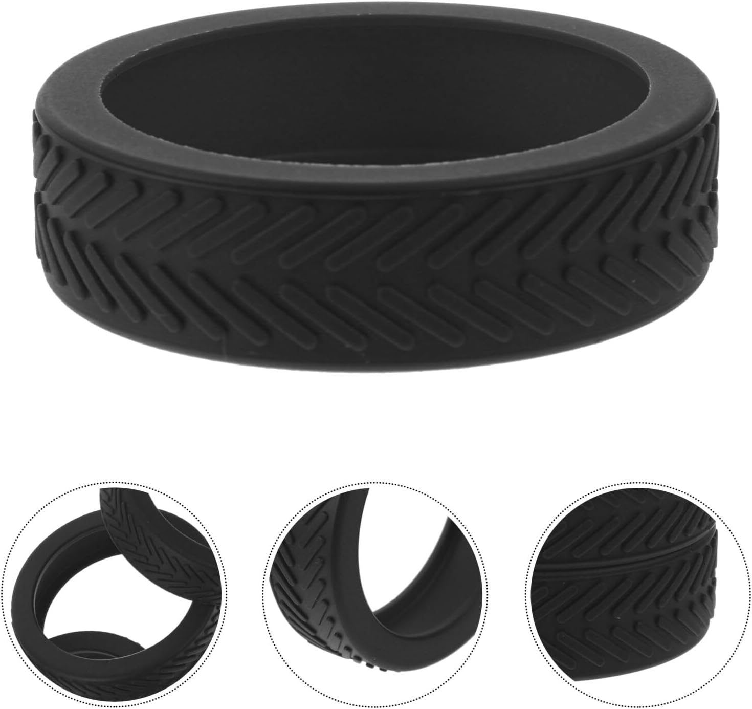 Healvian 8Pcs Travel Suitcase Wheels Covers Rubber Luggage Wheel Covers Suitcase Wheel Protectors image number 5