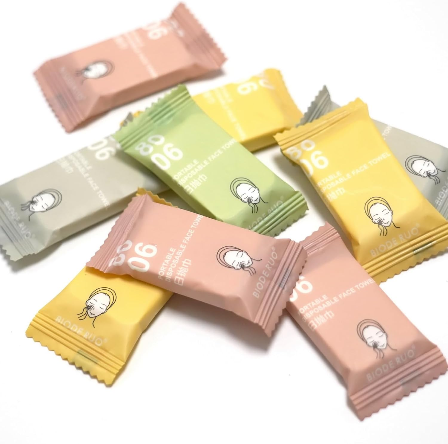 20 Pcs Compressed Towels for Travel, HOMIOVE Portable Thick Disposable Compressed Face Washcloths, Large Camping Cotton Soft Reusable Compression Towels for Home Hotel Guests Salon Outdoor Activities image number 3