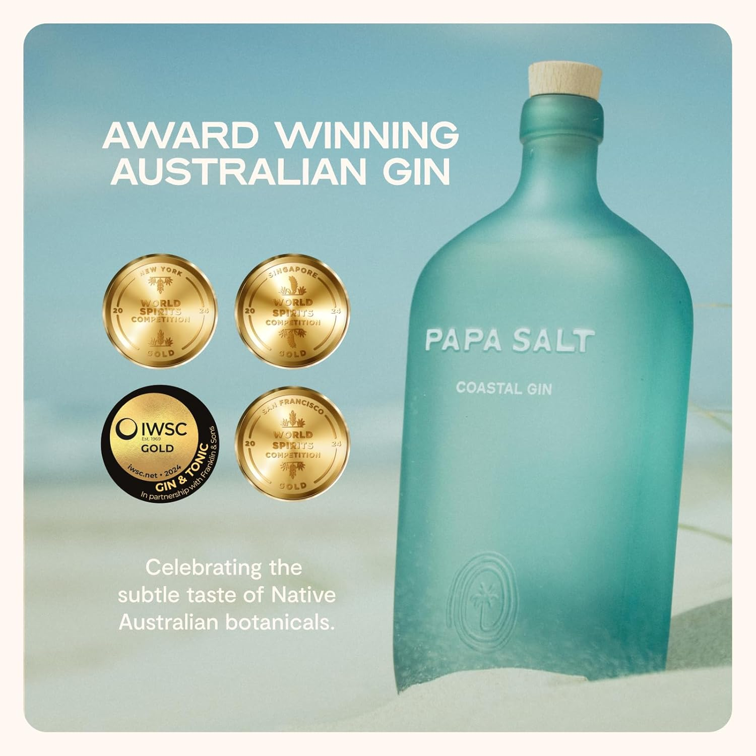 Papa Salt Coastal Gin 700Ml image number 2