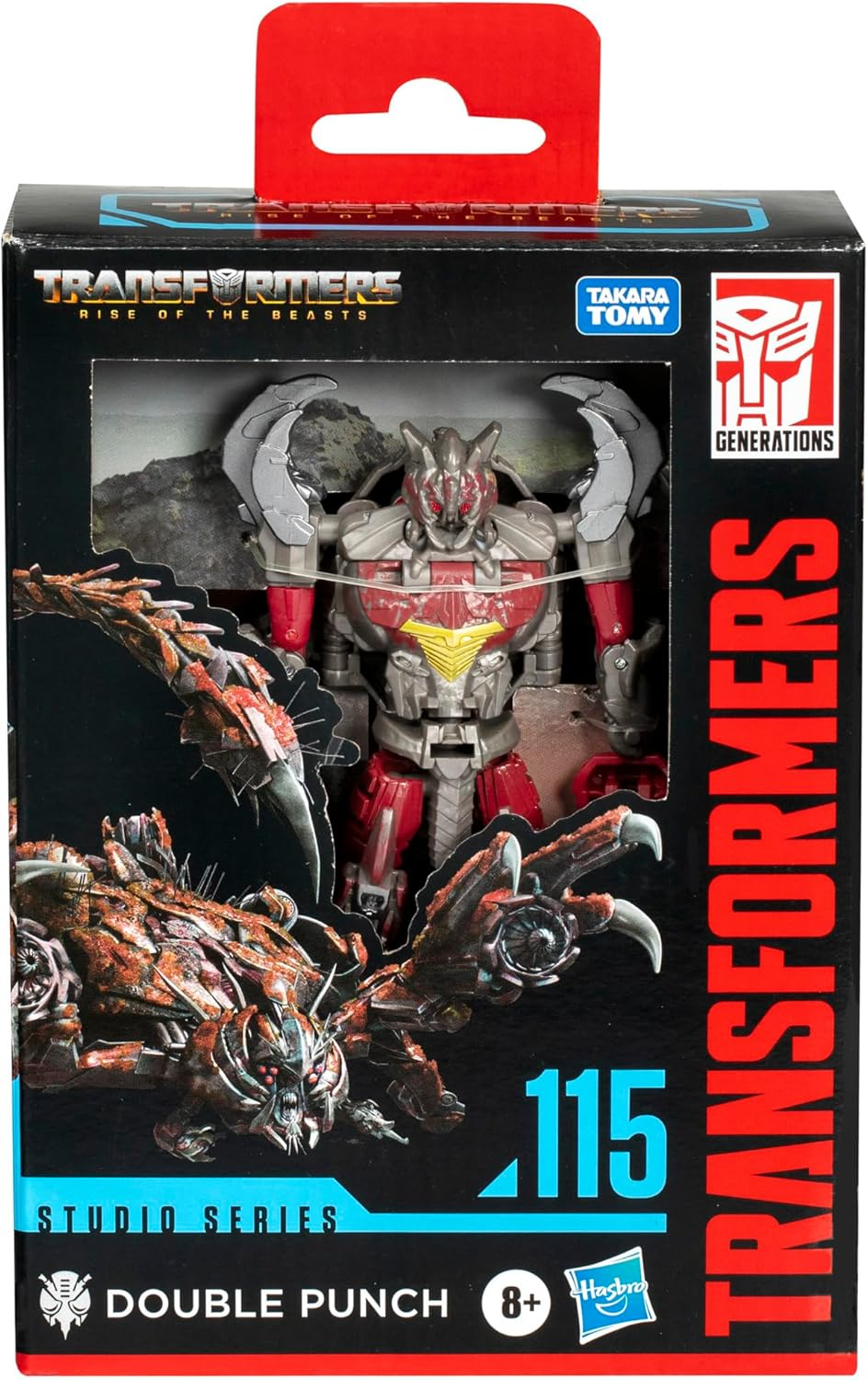 Transformers Toys Studio Series Deluxe Class Transformers: Rise of the Beasts 115 Double Punch 4.5-Inch Converting Action Figure, 8+ image number 4