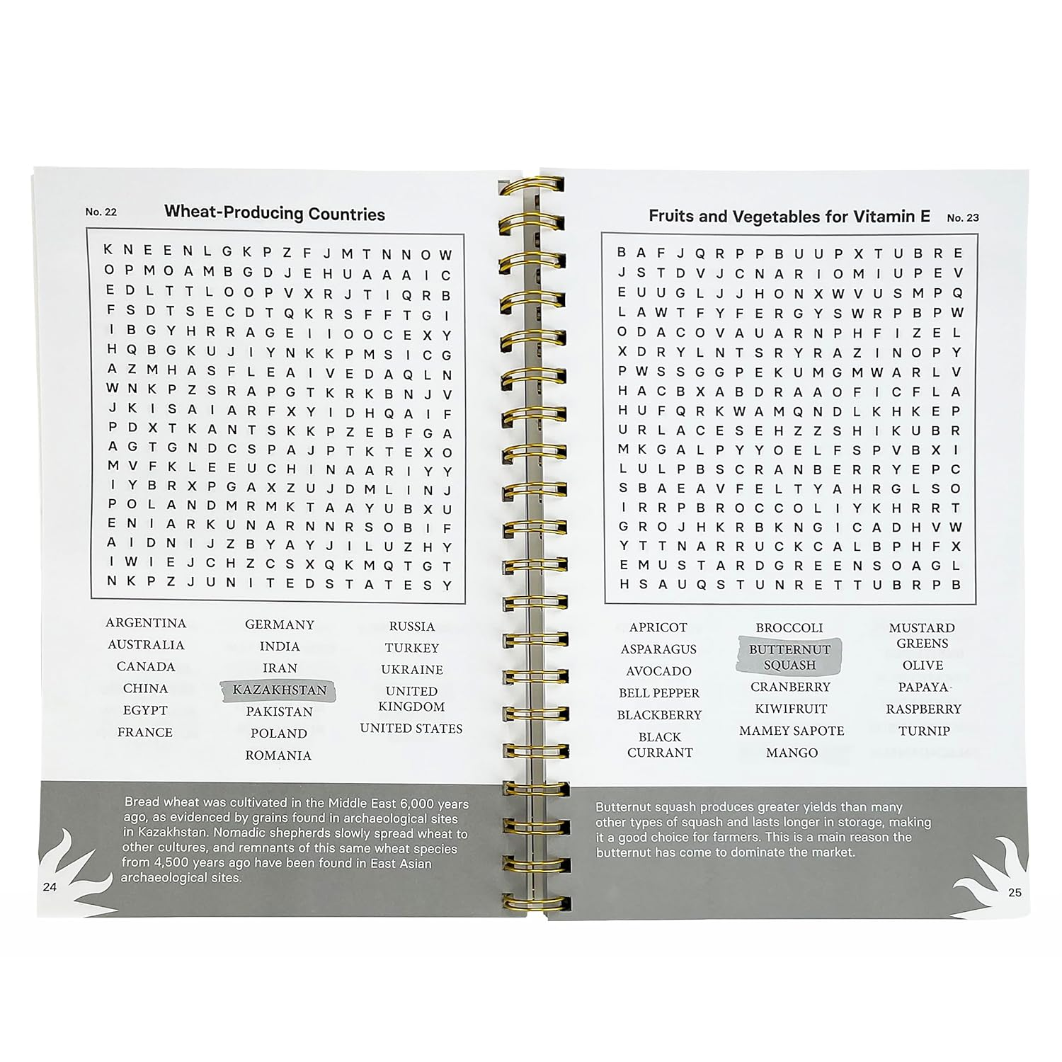 Smithsonian Word Search Gardens & Plants - Beautiful Botanicals Spiral-Bound Puzzle Multi-Level Word Search Book for Adults Including More than 200 Puzzles image number 2