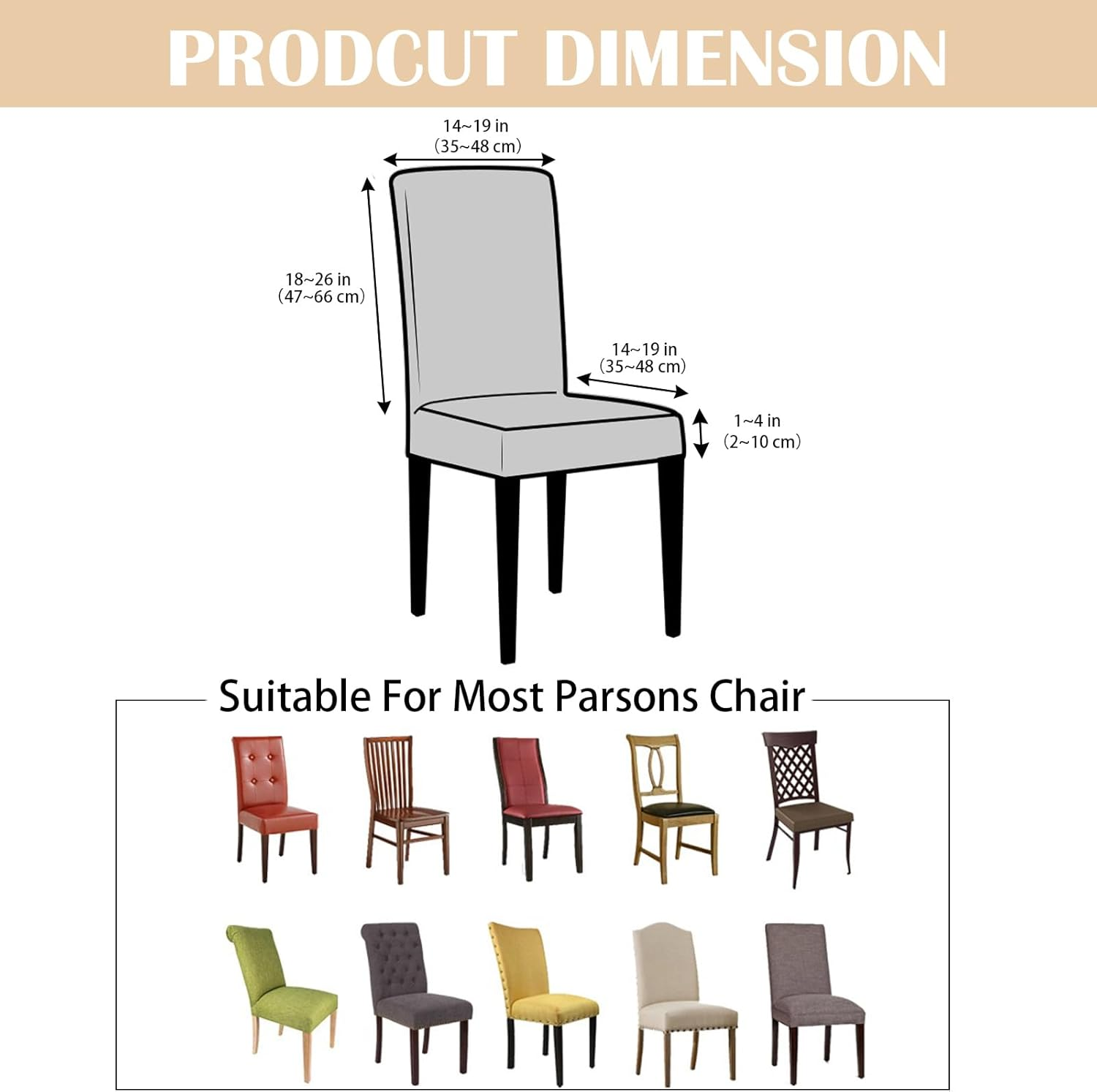 Dining Chair Covers, Stretch Kitchen Chairs Covers,Jacquard Dining Chair Covers Set of 6,Removable Washable Dining Chair Covers for Home Living Room Kitchen Banquet Hotel (6, Leaves-Medium Grey)