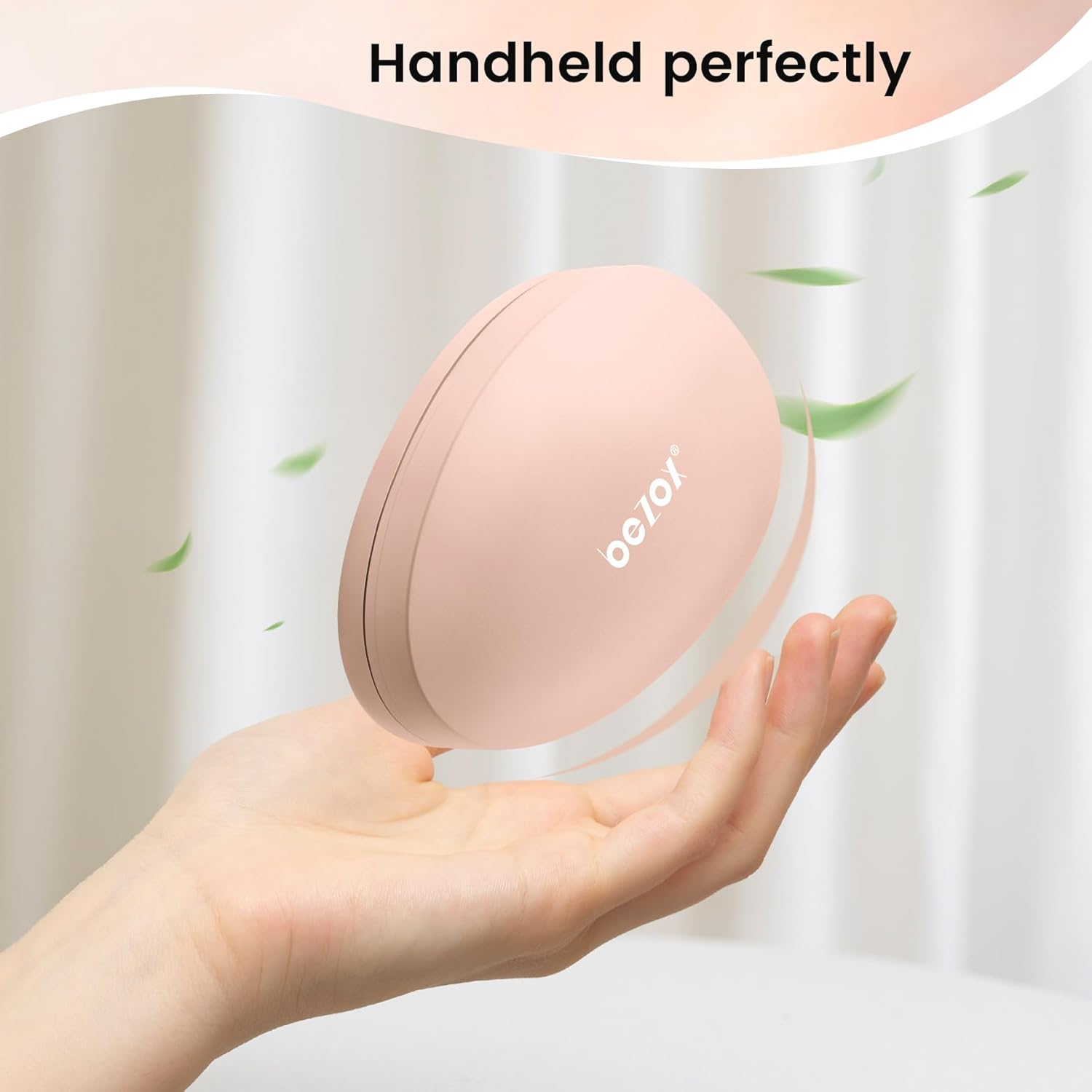 BEZOX Nano Glass Callus Remover with Dust Cover - Comfortable, Gentle Removal of Hard Skin and Callus - Highly Effective Callus File for Velvety Soft Feet (Apricot Colour) image number 2