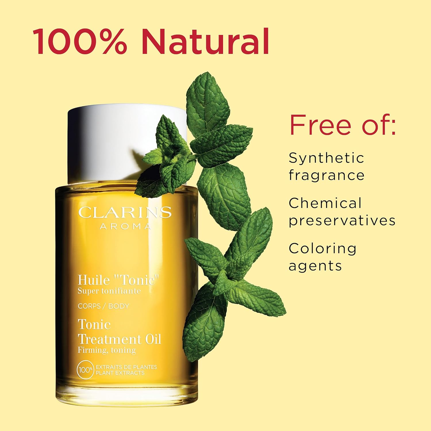 Clarins Tonic Body Oil 100 Ml image number 1