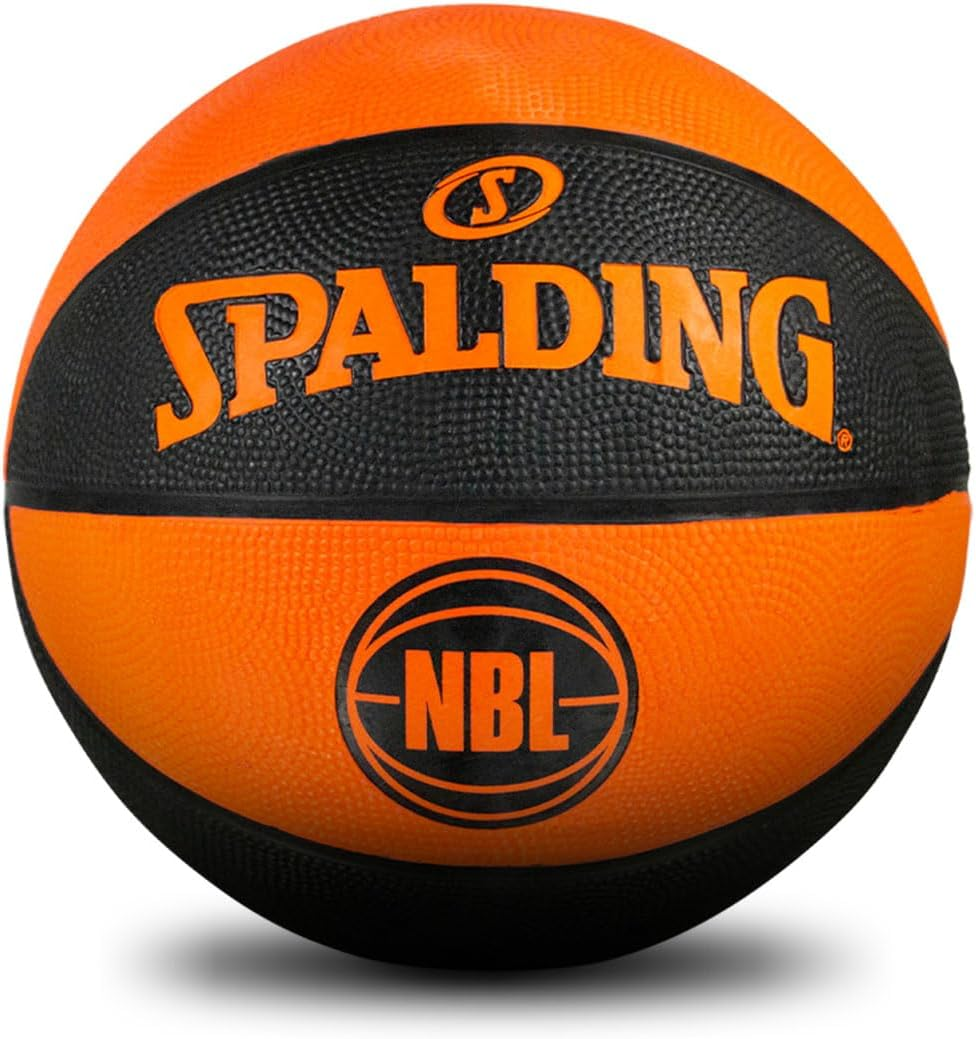 Spalding NBL Outdoor Basketball, Orange & Black, Size 5 image number 1