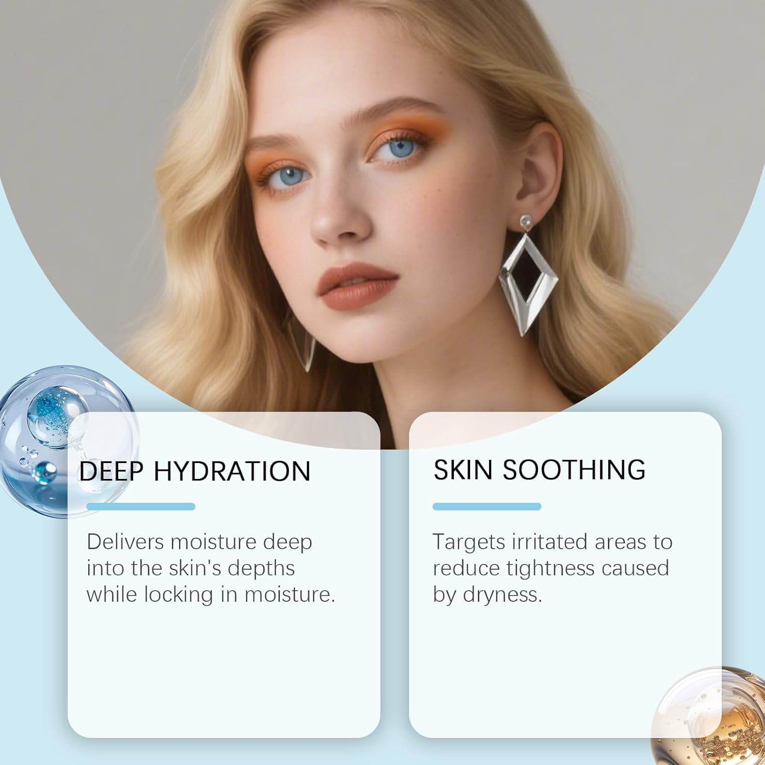 GHK-CU Copper Peptide Face Cream, Firming Moisturizing Anti-Aging Cream for Smooth Hydrated Skin, Revitalizing Copper Peptide Moisturizer for Fine Lines, Radiance Boosting Daily Repair Cream (1Pcs) - 4Pcs image number 6