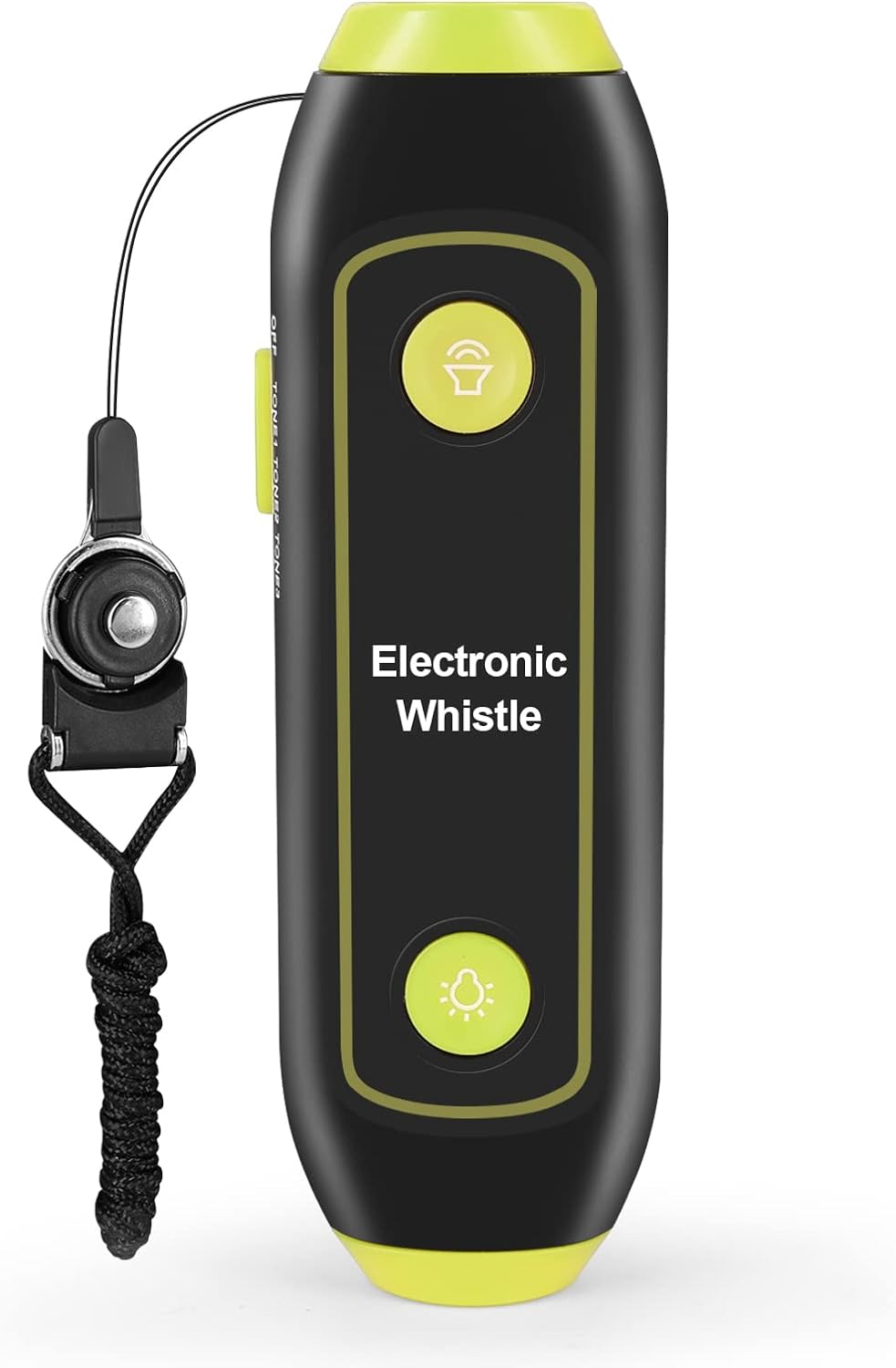 Electronic Whistle Handheld Electric Whistle with Lanyard SOS Light Flashlight for Coaches Referees P.E. Teacher - Red image number 4