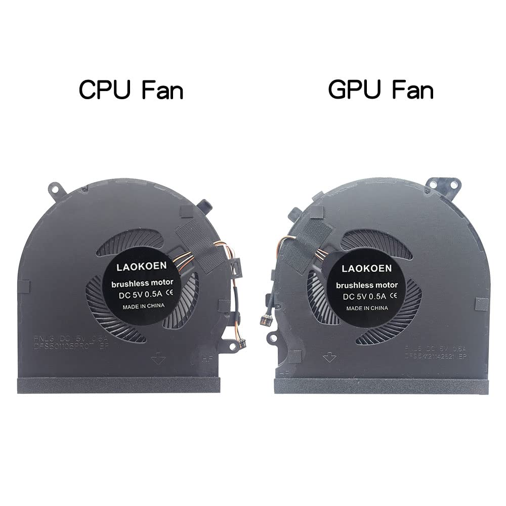 New Replacement Razer Spirit Blade 15 RZ09-0270 0300 0328 RZ09-03009E97 RZ09-03009E21 RZ09-03005E92 Laptop CPU & GPU Cooling Fans image number 4