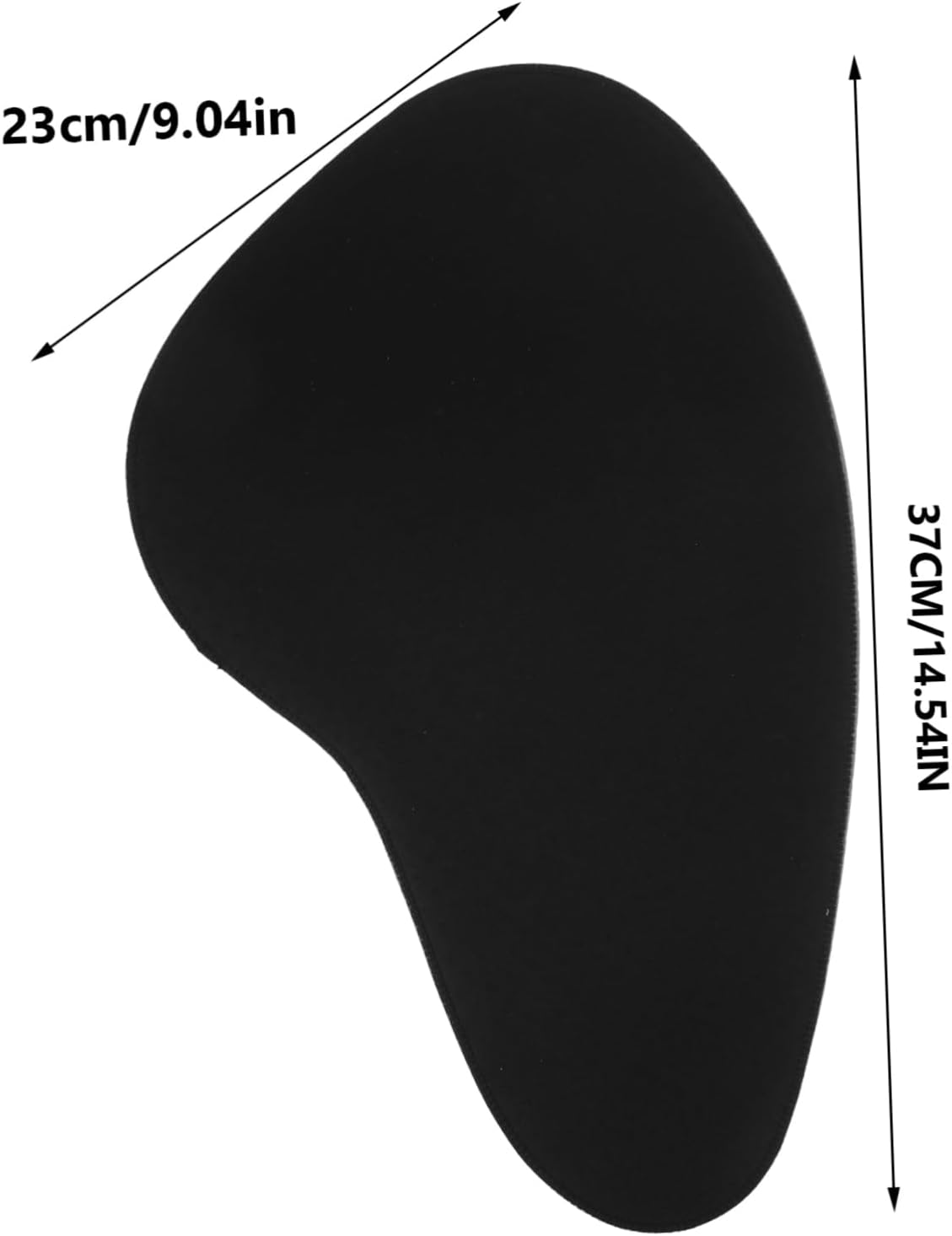 Beavorty Hip Pads and Butt Pads High Waist Thickened Sponge Insert for Postpartum Shaping Underwear Black Reusable Hip Enhancer for Women image number 3