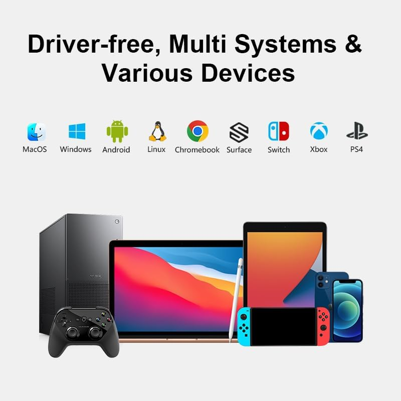 Trion 16 Inch Full HD Foldable Dual Portable Monitor Plug & Play Laptop Screen Extender for Windows, Macos, Android, Ios USB-C/HDMI Compatible with Xbox, PS4, Nintendo Switch (16 Inch) image number 3