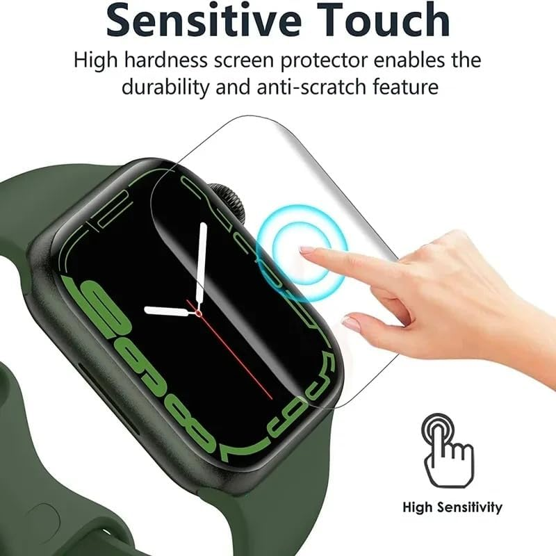Generisch Screen Protector for Apple Watch Ultra 3 - Set of 2 TPU Hydrogel, Ultra Clear, Scratch-Resistant, Anti-Fingerprint, Self-Healing & Bubble-Free - Perfect Screen Protector, No Glass image number 5
