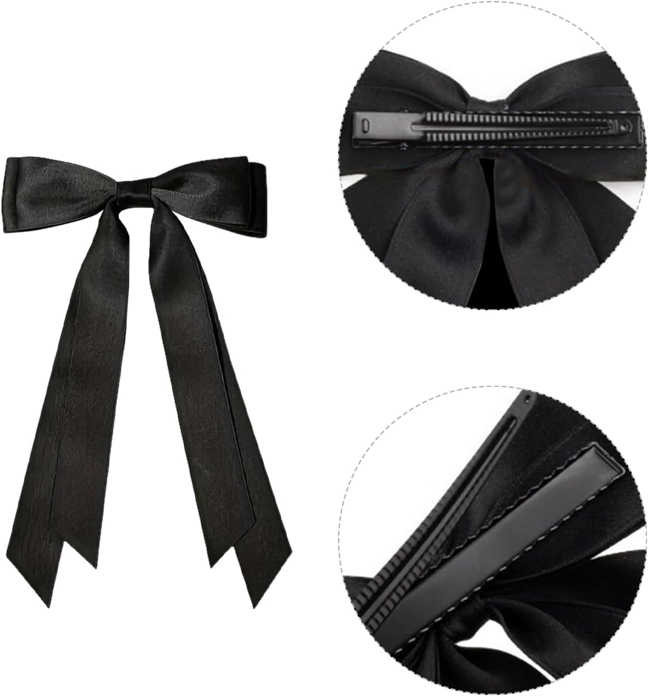 3 Double Layer Streamer Sheets, Simple Hair Pins, Cute and Cute Butterfly Clips, Hairstyle Decorations. image number 4