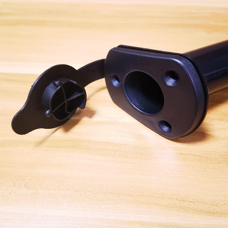 2Pcs with Cap Cover Fishing Boat Rod Holder for Kayak Pole Bracket Flush Mount - Easy Install Flush Mount Pole Bracket for Anglers image number 4