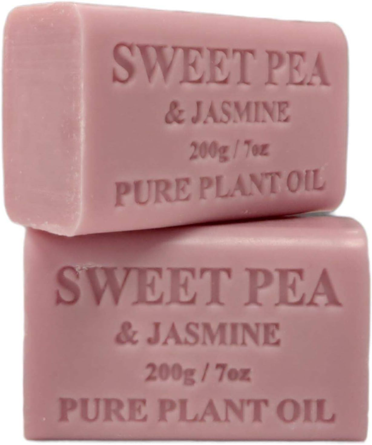 10X 200G Plant Oil Soap Sweet Pea Jasmine Scent Pure Natural Vegetable Base Bar image number 2