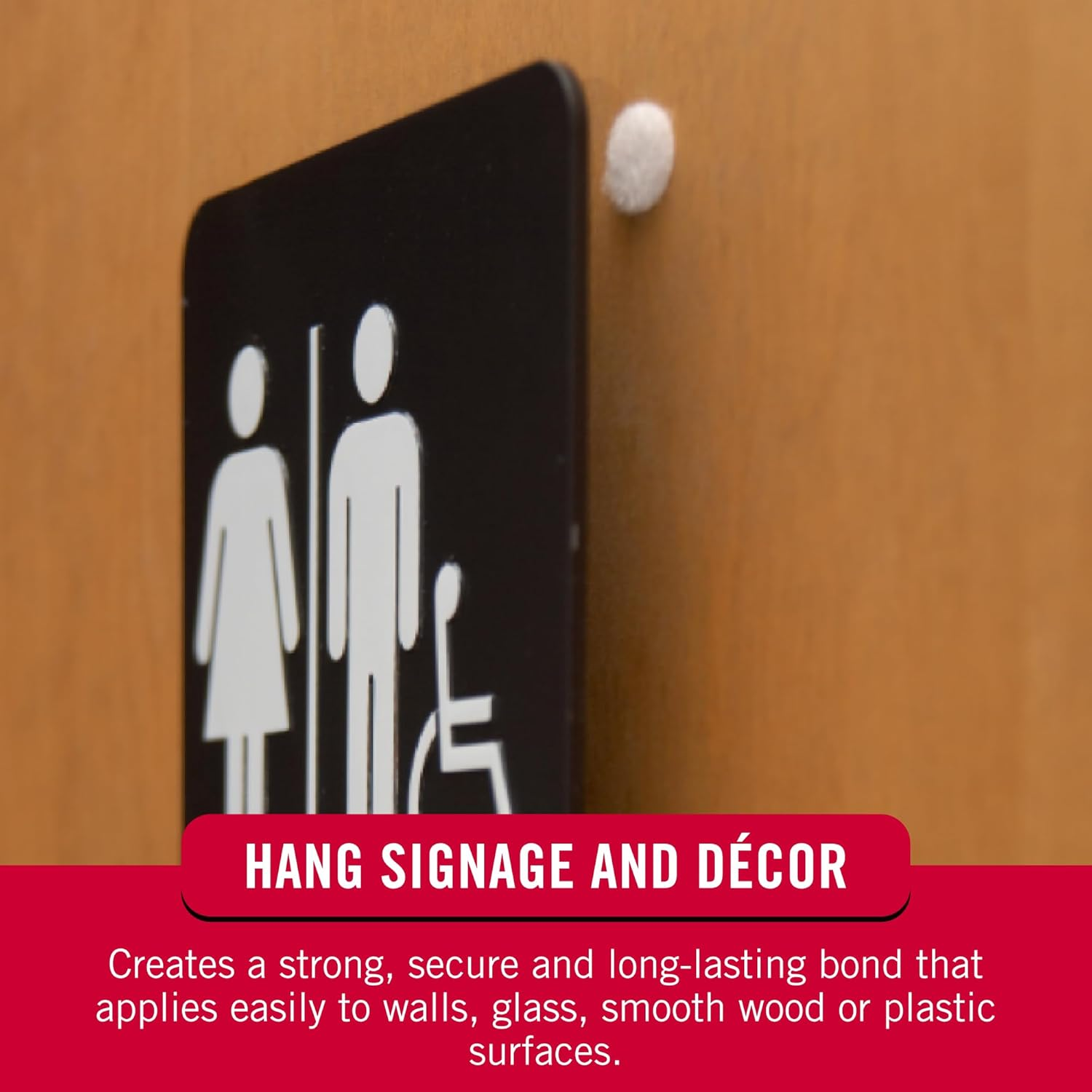 VELCRO Brand - Sticky Back Fasteners, 3/4In Coins, 200 Sets, Black