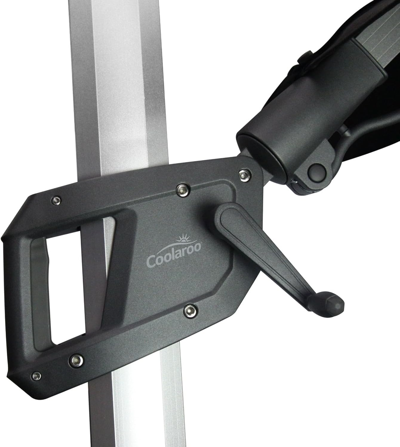 Coolaroo Hampton Rectangle Cantilever Umbrella, Black, 200 X 300 Cm Size image number 6