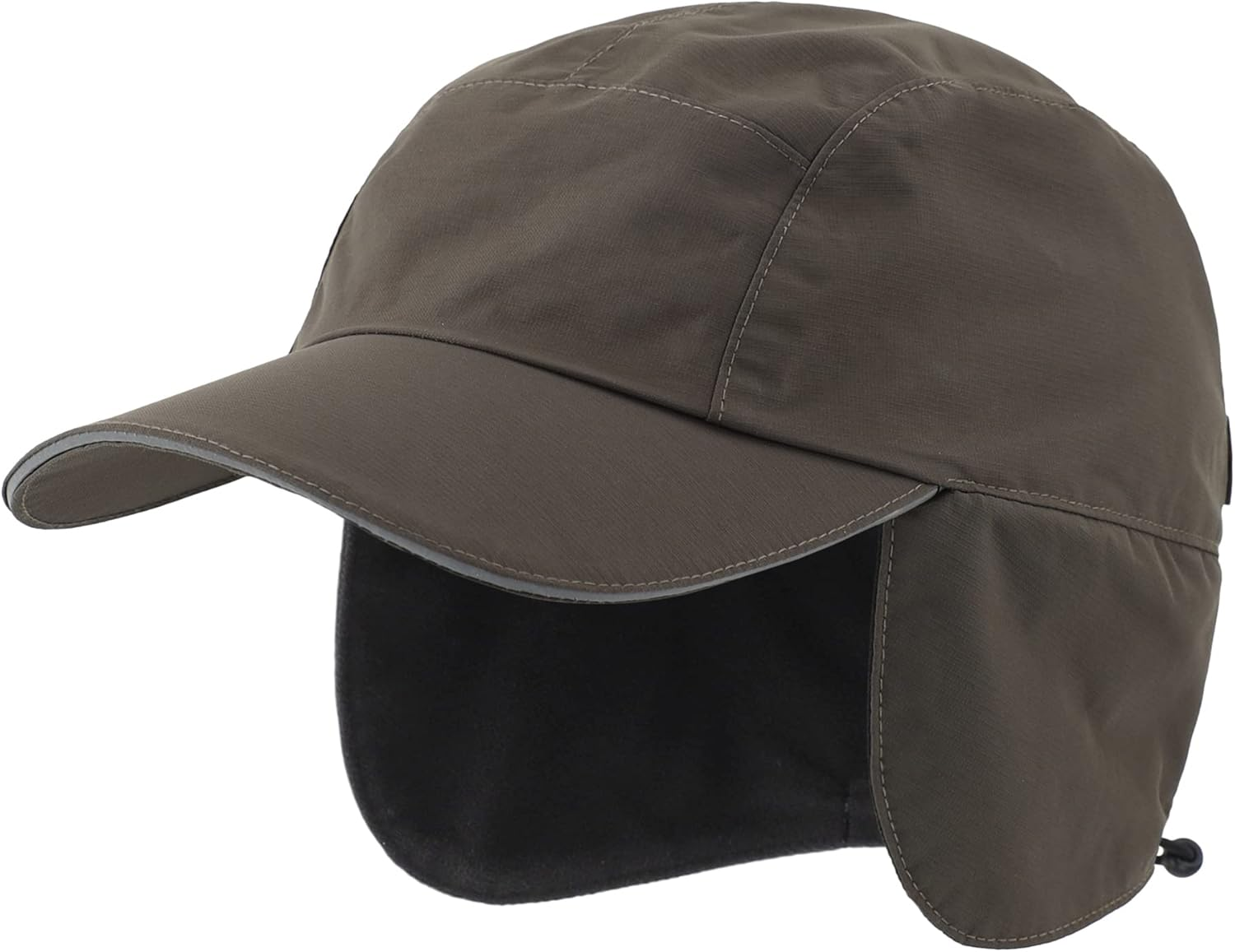 Connectyle Unisex Men'S Waterproof Winter Hat Fleece Lined Earflaps Baseball Cap